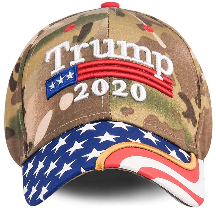 Baseball Caps Donald Trump 2020 Hat Keep America Great Embroidered MAGA USA Adjustable Baseball Cap - F-4-camo - C318XD80H3H ...