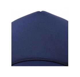 Baseball Caps Trucker Hat Mesh Cap Solid Colors Lightweight with Adjustable Strap Small Braid - Navy Blue - C8119N21U61 $8.30