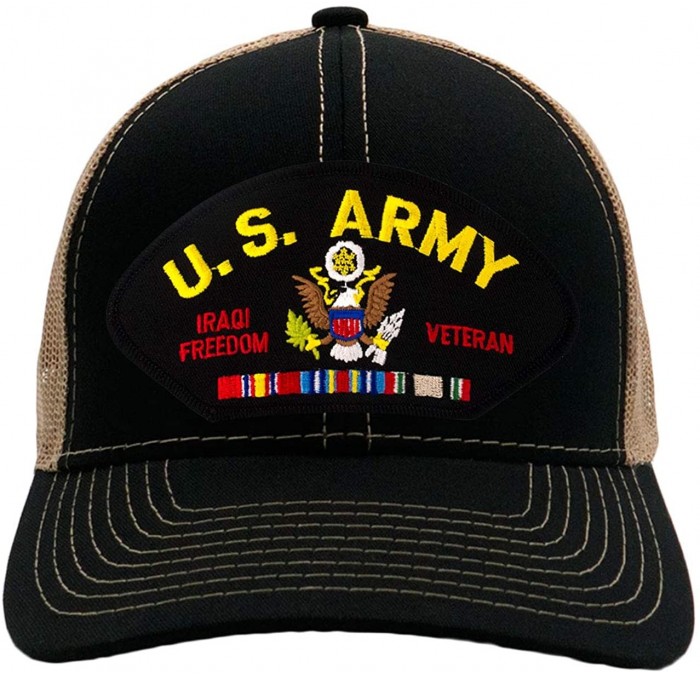 Baseball Caps US Army - Iraqi Freedom Veteran Hat/Ballcap Adjustable One Size Fits Most (Multiple Colors & Styles) - C818IIKO...
