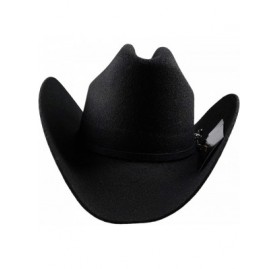 Cowboy Hats Men's Cowboy Hat Texana 5X Horma Durangense Color Black Wool - CC18NSESAOY $30.47