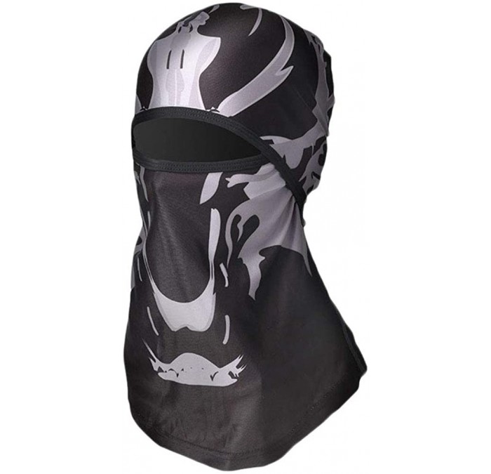 Balaclavas 3D Animal Funny Balaclava Full Face Mask Neck Warmer for Cycling Motorcycle Skiing Outdoor Sports - Ghost - CV198C...