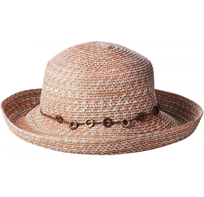 Sun Hats Women's 3-Inch Brim Ultrabraid Kettle-Brim Sun Hat - Rust - CN126ATCKVR $61.64
