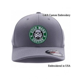Baseball Caps Star Wars Coffee Custom Embroidered HAT - Grey - CA18C5QUGR6 $16.98