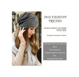 Skullies & Beanies Winter Beanie Hats for Men Women- Warm Knit Hats Skull Cap Neck Warmer - Grey - CV18KEEAAL0 $11.81