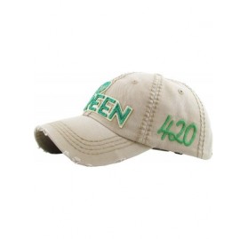 Baseball Caps Weed Marijuana Leaf Collection Dad Hat Baseball Cap Polo Style Adjustable - (4.4) Go Green Khaki - CV18IOWSLNS ...