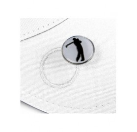 Baseball Caps Pro-Style Ball Mark Golf Baseball Cap/Headwear - Black/Putty - CM112SAZ6LJ $9.46