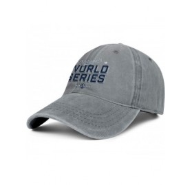 Baseball Caps Unisex Men's Women Denim 2019-National-League-Champion- Cap Stylish Cowboy Hats Athletic Caps - Grey-7 - CY18A8...