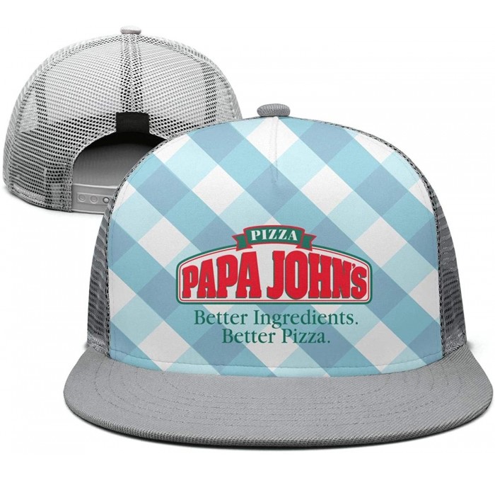 Baseball Caps Cap Adjustable Dad papa-Loves-Pizza- Vintage Full Print Sun Hats - Papa Loves Pizza-3 - CV18ICO44YT $21.72