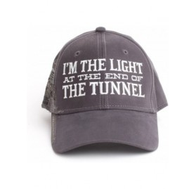 Baseball Caps I'm The Light at end of The Tunnel - Funny Railroad Hat Train Humor Baseball Cap Charcoal - C7129VWXJRP $21.96
