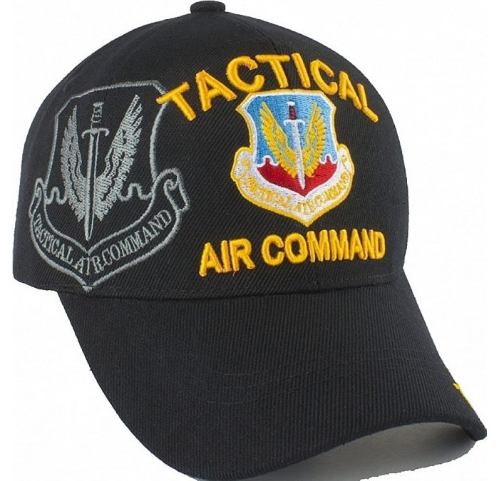 Baseball Caps Tactical Air Command Shadow Mens Cap - Black - C5187GRA0TR $38.24