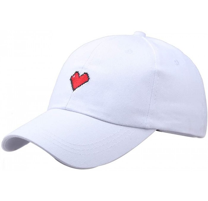 Baseball Caps Baseball Hat- 2019 New Women Embroidered Baseball Cap Summer Snapback Caps Hip Hop Hats - A White - CM18R3KD7YU...