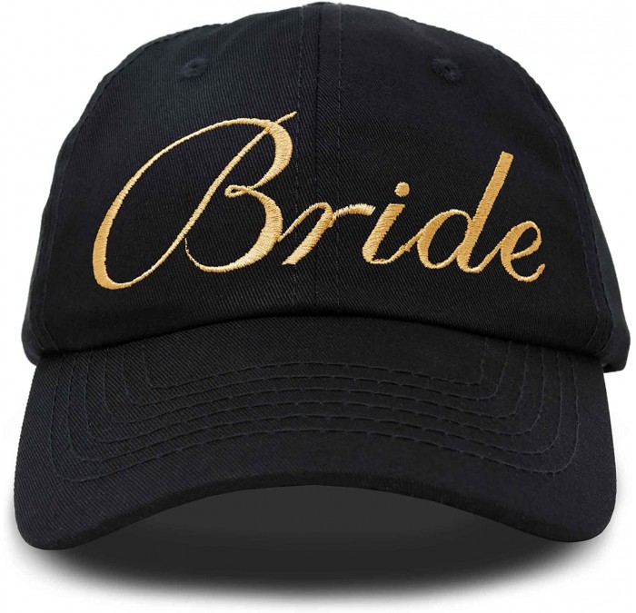 Baseball Caps Bachelorette Party Bride Hats Tribe Squad Baseball Cotton Caps - Black - CU180CH2X34 $20.26