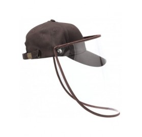 Baseball Caps Baseball Hat- Bucket Hat- Reusable Detachable Film Hat Men & Women - F-coffee - C2198UG0ANN $15.83