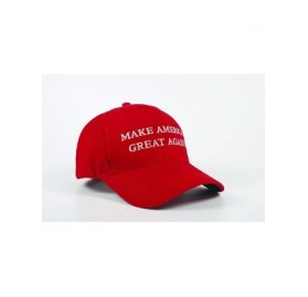 Baseball Caps Make America Great Again Donald Trump USA Cap Adjustable Baseball Hat - Red 1 - CY18QOY98NN $12.11