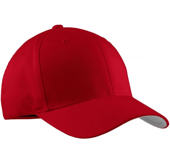 Baseball Caps New Flexfit Cap Red-S/M - C9111YNN3R1 $28.44