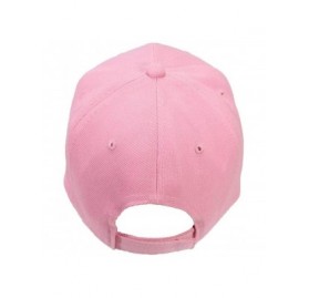 Baseball Caps Adult Embroidered Make America Great Again Trump Adjustable Ballcap - Pink - CB18QAECOX5 $13.94