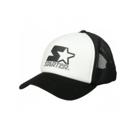 Baseball Caps Women's Mesh-Back Trucker Cap - White/Black - C1180K8RXD6 $8.36