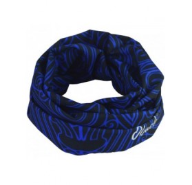Balaclavas Seamless Bandana Face Mask Rave Men Women for Dust Sun Wind Protection - Spiral Deep Black Blue - C4196GYR2RC $11.16