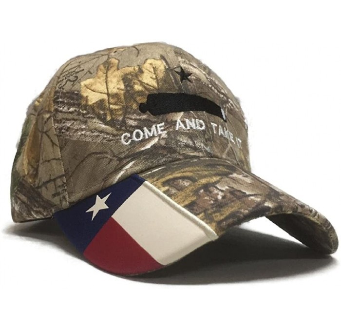 Baseball Caps Come and Take It Cannon Realtree Xtra Cap Hat Texas Flag - CK189A3A2U8 $28.53