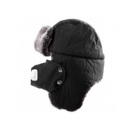 Rain Hats Unisex Winter Trooper Hat Hunting Hat for Men and Women Ushanka Ear Flap Chin Strap and Windproof Mask - CU18Y8RS36...