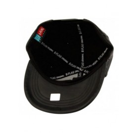 Baseball Caps Faux Leather Pom Pom with Snapback Baseball Cap Black - C5129S79YJZ $17.01