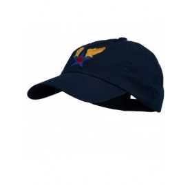 Baseball Caps Army Air Corps Military Embroidered Washed Cap - Navy - CH11ONYST9P $28.08