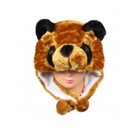 Skullies & Beanies Plush Soft Animal Beanie Hat Halloween Cute Soft Warm Toddler to Teen - Brown Bear - CI12M5NBML7 $10.46