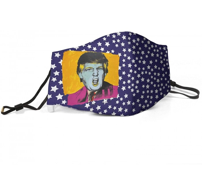 Balaclavas Mens Cool Trump-2020-Golf-cartoon- Mouth Cover Anti Pollution Washable and Reusable Face Ma_sk - C51987MES22 $14.47