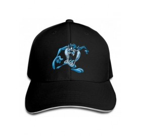 Baseball Caps Looney Tunes Tasmanian Devil Taz Outdoor Baseball Cotton Cap Hat Adjustable Black - Black - CP18XMA4NN4 $15.36
