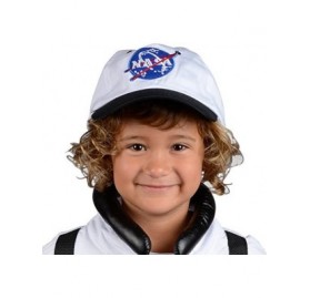 Baseball Caps Jr. NASA Astronaut Cap- Adjustable Youth Size- White/Black - CY1131C597P $24.71