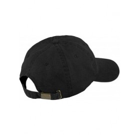 Baseball Caps Single AF Embroidered Soft Cotton Adjustable Strap Cap - Black - C312N5S4BLB $16.80