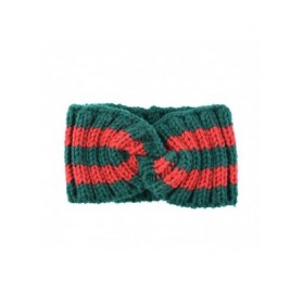 Cold Weather Headbands Chunky Knit Headbands Braided Winter Headbands Ear Warmers Crochet Head Wraps for Women Girls (A) - A ...