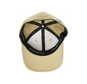 Baseball Caps Men's One & Only Corp Flexfit Perma Curve Bill Baseball Hat - Khaki - CU187MTOG6C $31.25