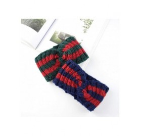 Cold Weather Headbands Chunky Knit Headbands Braided Winter Headbands Ear Warmers Crochet Head Wraps for Women Girls (A) - A ...