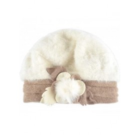 Berets Womens Beret 100% Wool French Beret Beanie Winter Hats Hy022 - Br022-cream - C218HNAIW5N $10.93