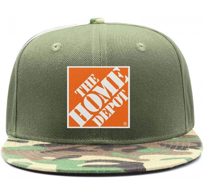 Baseball Caps Mens Womens Adjustable The-Home-Depot-Orange-Symbol-Logo-Custom Running Cap Hat - Army-green-13 - CL18QG5QURG $...