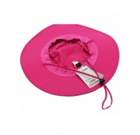 Sun Hats Wide Brim Sun Protection Bucket Hat Adjustable Outdoor Fishing - B09008-rose - CK18NIU5XGE $10.29