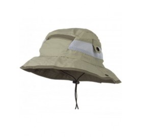 Sun Hats UV 50+ Side Snap Talson Sun Bucket Hat - Khaki - CW122KLDXVL $41.13