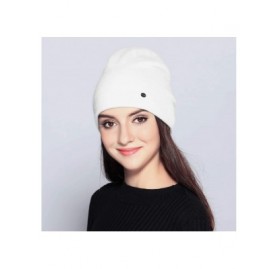 Skullies & Beanies Women's Fashion Soft Stretchy Knit Beanie Slouchy Stylish Skull Cap Cashmere Winter Hats for Girl Women - ...