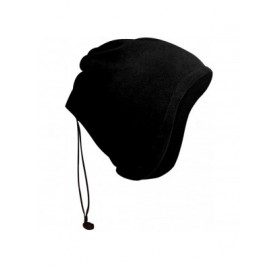 Balaclavas Thick Knit One Hole Facemask Balaclava Snowboarding Biker Mask (Black) - CA125J1SFAR $18.22