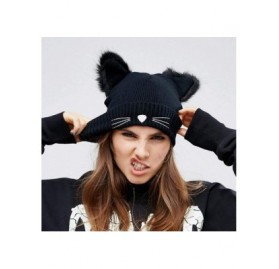 Skullies & Beanies Warm Winter Hat Knit Beanie Skull Cap Cuff Beanie Hat Winter Hats for Women - Gray - 2 - C818A4E6Y8A $11.58