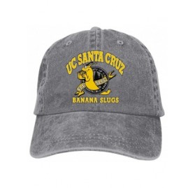 Baseball Caps Adult Unisex Cowboy Cap-Creative UC San-ta Cruz Slugs Fashion Printed Basetball Hat Creative Design - Gray - CO...