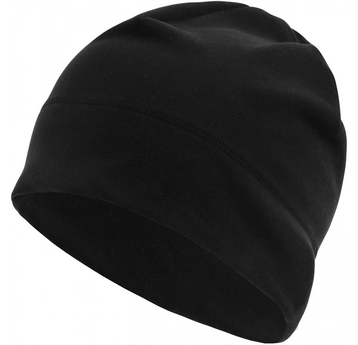Skullies & Beanies Warm Beanie Hat Soft Skull Cap Stretchy Helmet Liners Unisex Various Styles - Black - CG18Y575D6N $9.66