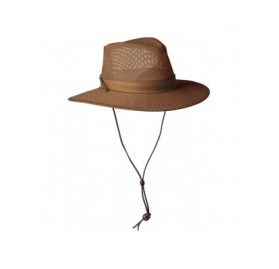 Cowboy Hats Aussie Breezer 5310 Cotton Mesh Hat - Earth - C1112VGJGNF $50.92