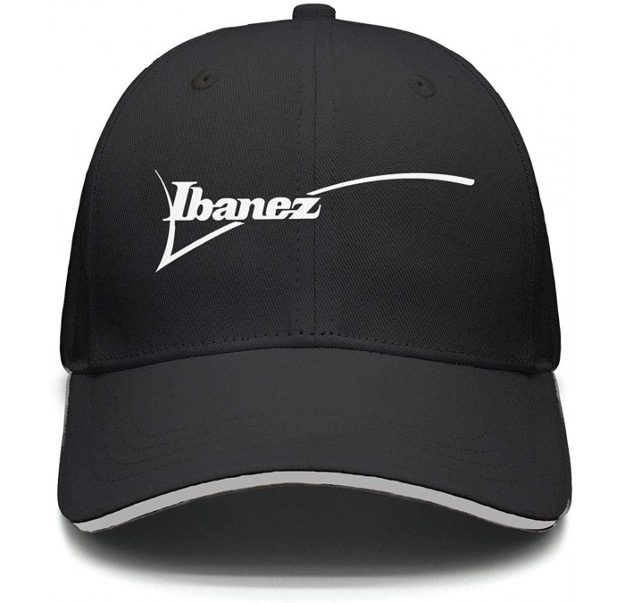 Baseball Caps Ibanez-Guitar-Logo- Mens Womens Washed Baseball Cap Camo Hip Hop Hat - Ibanez Guitar Logo-11 - CU18W3NT6AQ $36.17