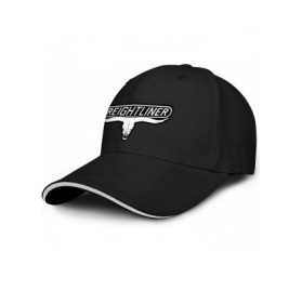 Baseball Caps Unisex Man's Baseball Cap Adjustable Mesh Caps Trucker Dad Hats Snapback Hat - Black - C318A2YSTEW $16.65