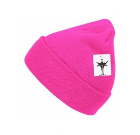 Skullies & Beanies Solid Color Long Beanie - Magenta - C3112V0CNBN $12.24