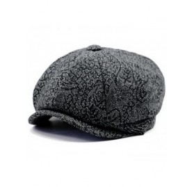 Newsboy Caps Men's Women's 100% Wool Ivy Newsboy Cap Hat - CP186KGS5CK $11.51