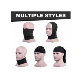 Balaclavas Bandana 50+ UV Protection- Face Cover Mask for Rave- Moto- Hiking- Cooling Neck Gaiter for Men & Women Black - CA1...