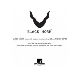 Fedoras Black Horn Unisex Cotton Herringbone Porkpie Quality Hat - Navy - C1187LMY5UT $17.37